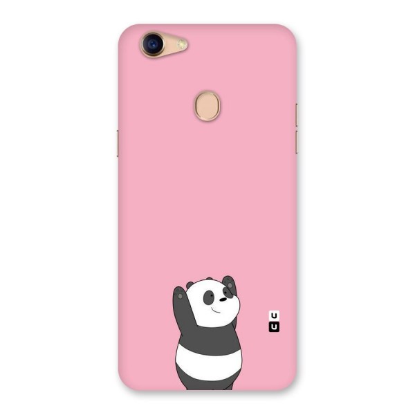 Panda Handsup Back Case for Oppo F5 Youth